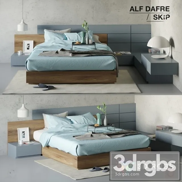 Alf DaFre Skip Bed 3D Model Download Alf DaFre Skip Bed 3D Model Download