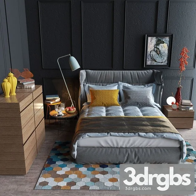 Alf Oregon Bed 3D Model Download Alf Oregon Bed 3D Model Download