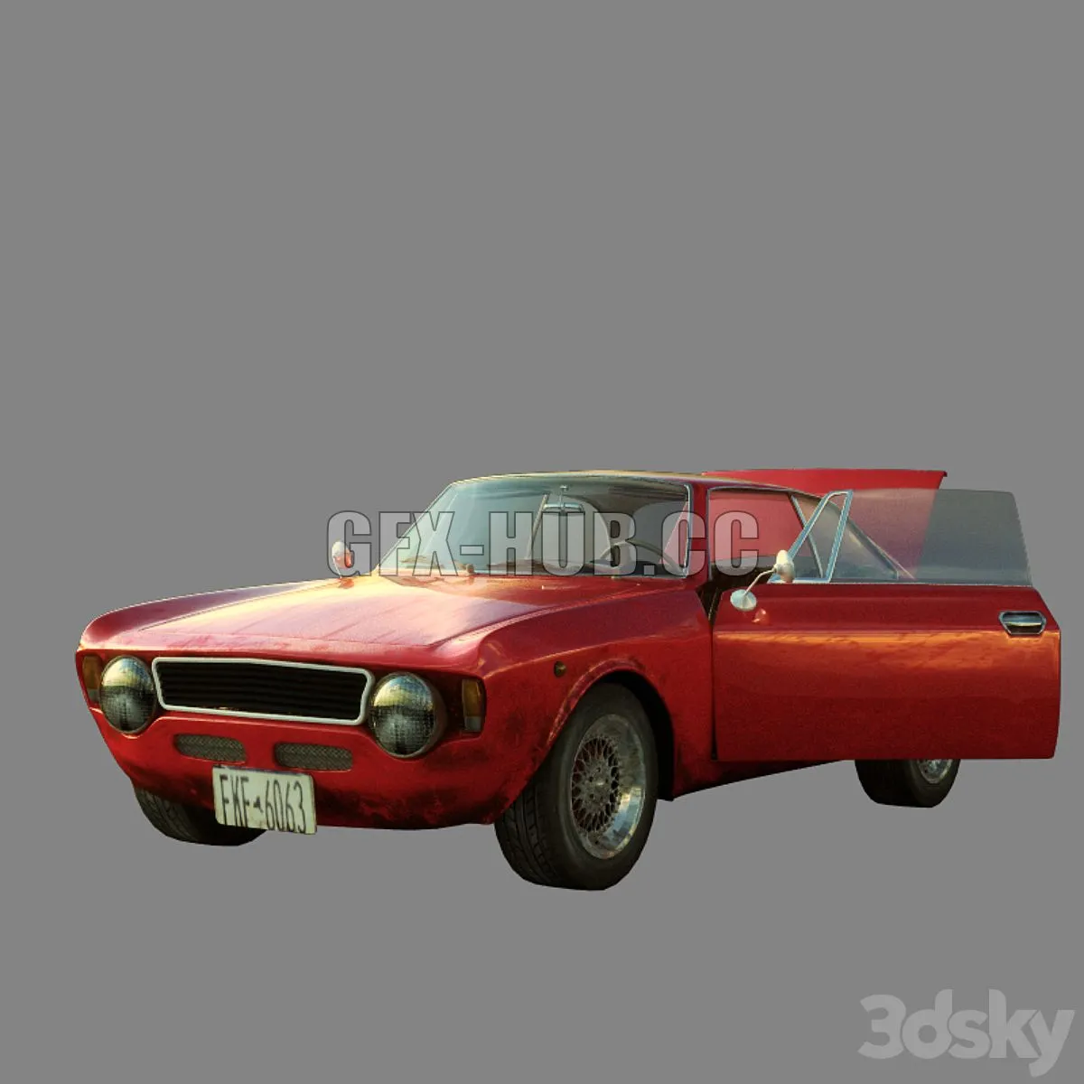 Alfa Romeo GT 1300 Junior 3D Model