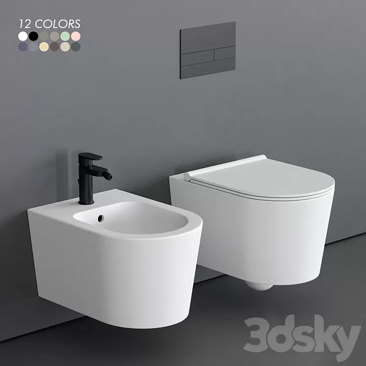 Alice Ceramica Form Wall-Hung WC 3D Model