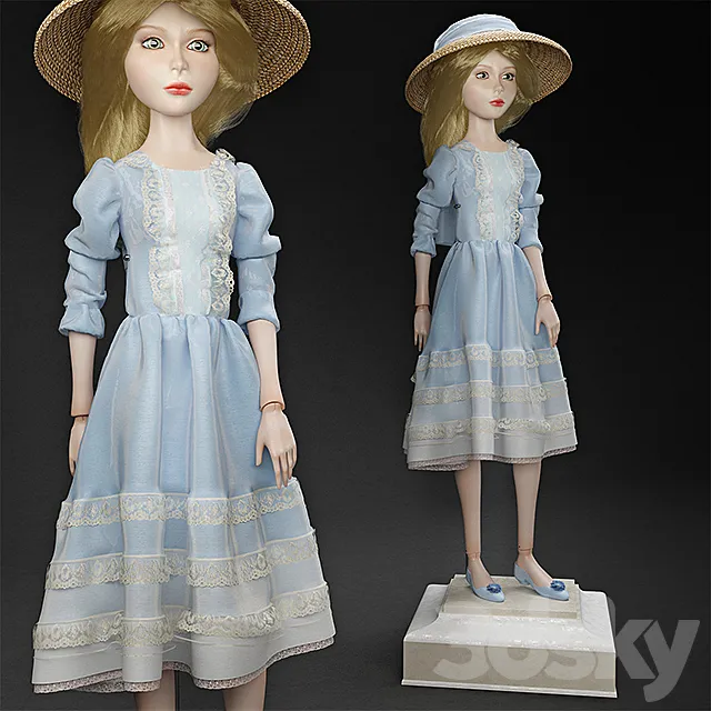 Alice Doll 3D Model Alice Doll 3D Model