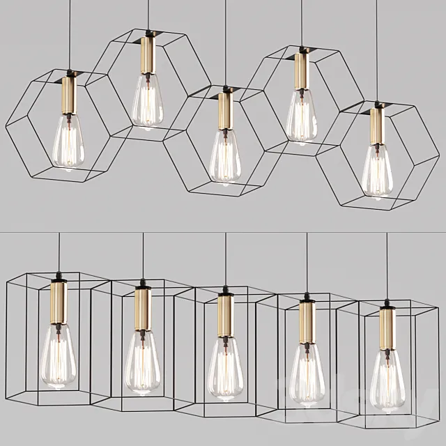 Aliexpress | Hanging lamps 120 3D Model