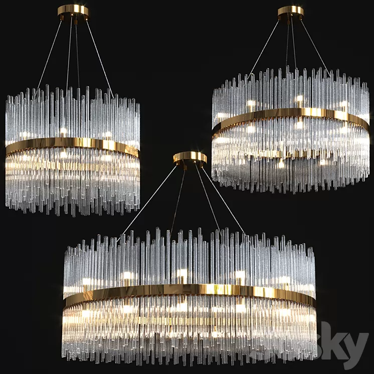 AliExpress Luxury Gold Ring Pendant 3D Model Free Download