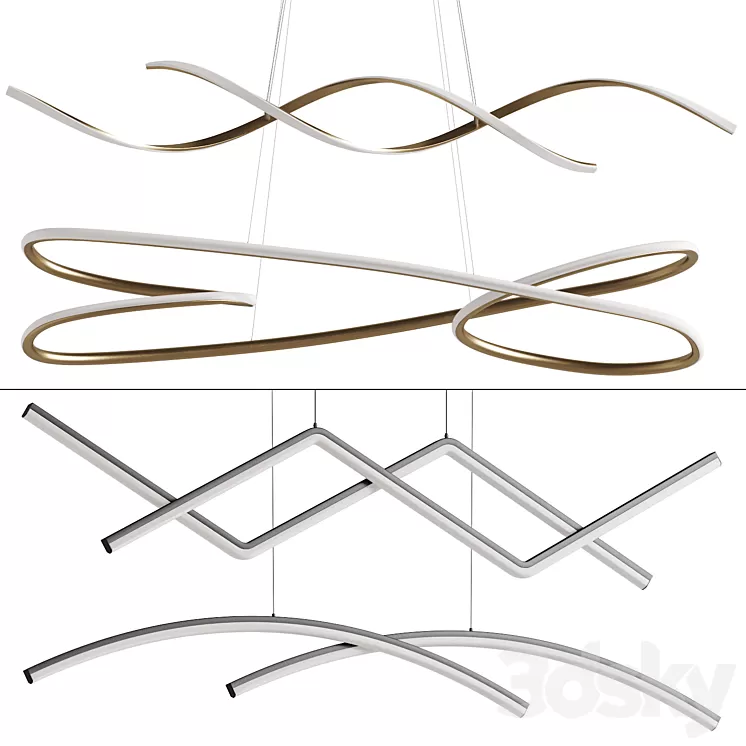 Aliexpress | Pendant lamp collection 217 3D Model Free Download