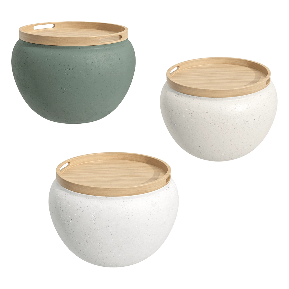 Alisa Sharanina – Coffee tables Pear 3D Model Alisa Sharanina – Coffee tables Pear 3D Model