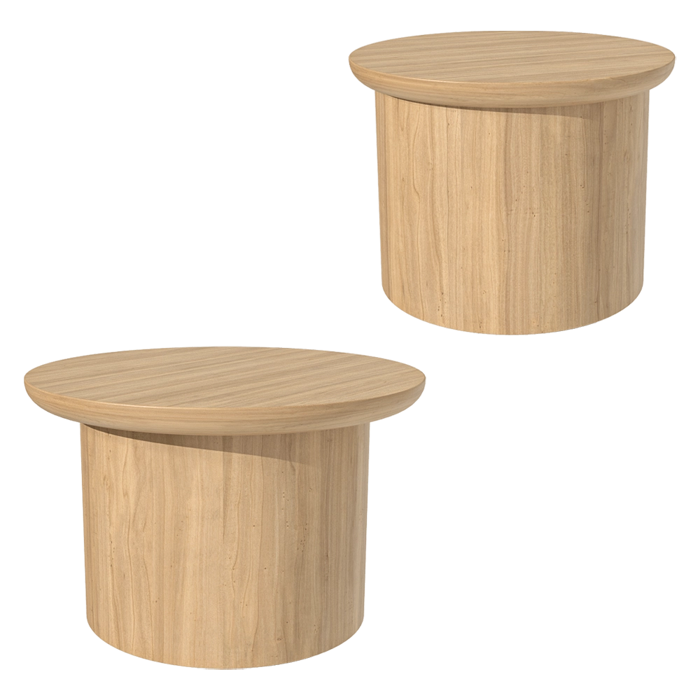 Alisa Sharanina – Coffee tables Sunday-Monday 3D Model Alisa Sharanina – Coffee tables Sunday-Monday 3D Model