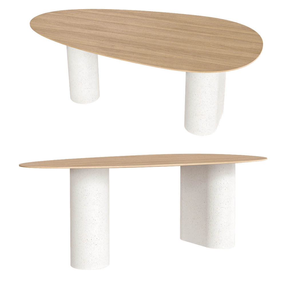 Alisa Sharanina – Dining table Avocado Tent 3D Model Alisa Sharanina – Dining table Avocado Tent 3D Model