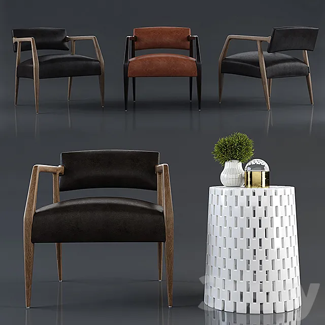 Alistair Occasional Chair 3DModel