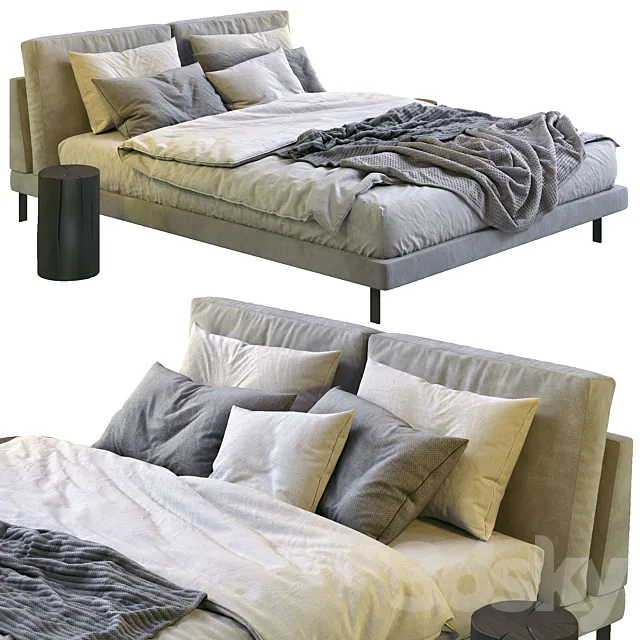 Alivar Bed LADY B 3D Model