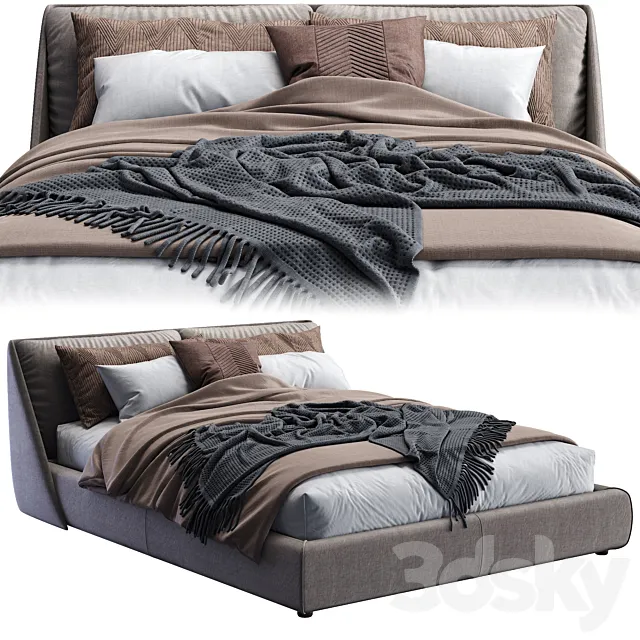 Alivar bed LAGOON 3DModel Alivar bed LAGOON 3DModel