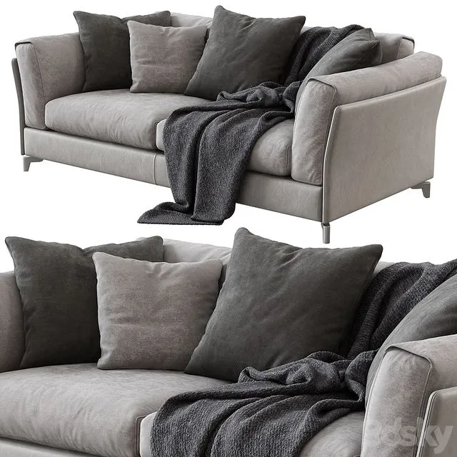 Alivar Big Bahia Sofa (212) 3D Model Alivar Big Bahia Sofa (212) 3D Model