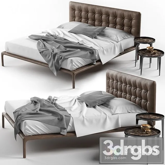 Alivar Boheme Bed 3D Model Download Alivar Boheme Bed 3D Model Download