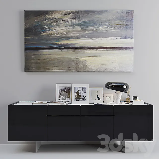 ALIVAR KUBIT SIDEBOARD 3D Model ALIVAR KUBIT SIDEBOARD 3D Model