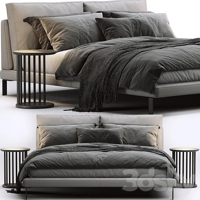 Alivar Lady B Bed 3D Model Alivar Lady B Bed 3D Model