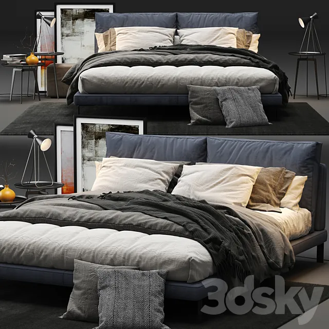 Alivar Lady B Bed 3DModel Alivar Lady B Bed 3DModel
