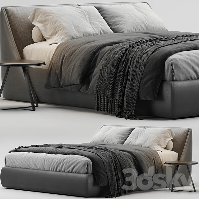 Alivar lagoon bed 3D Model Alivar lagoon bed 3D Model