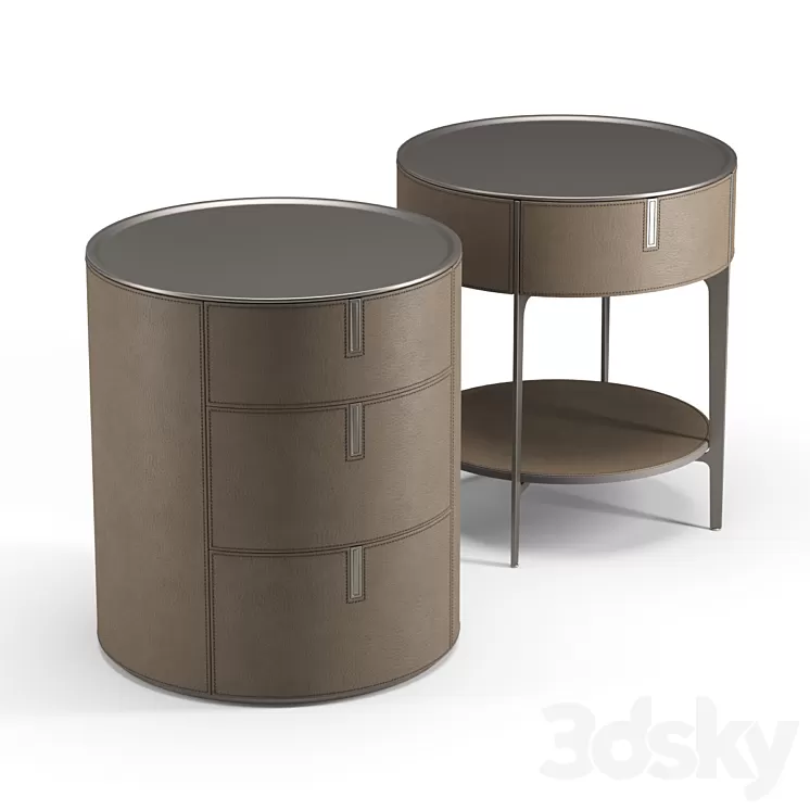 “Alivar “”Round”” bedside table” 3D Model