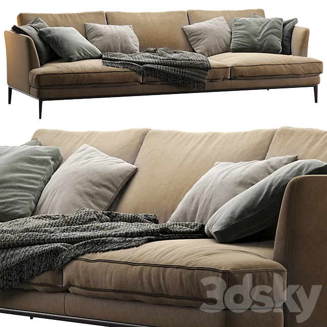 Alivar Sofa Portofino 3DModel Alivar Sofa Portofino 3DModel