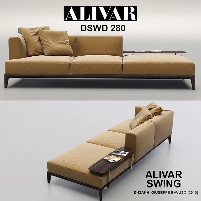 Alivar Swing Art. DSWD 280 3D Model Alivar Swing Art. DSWD 280 3D Model