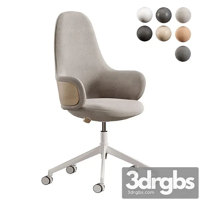 Alki Lan Office Chair 1 3D Model Download
