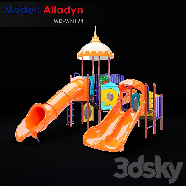 Alladin (WD-WN194) 3D Model Alladin (WD-WN194) 3D Model