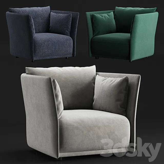 Allermuir Obris arm chair 3D Model