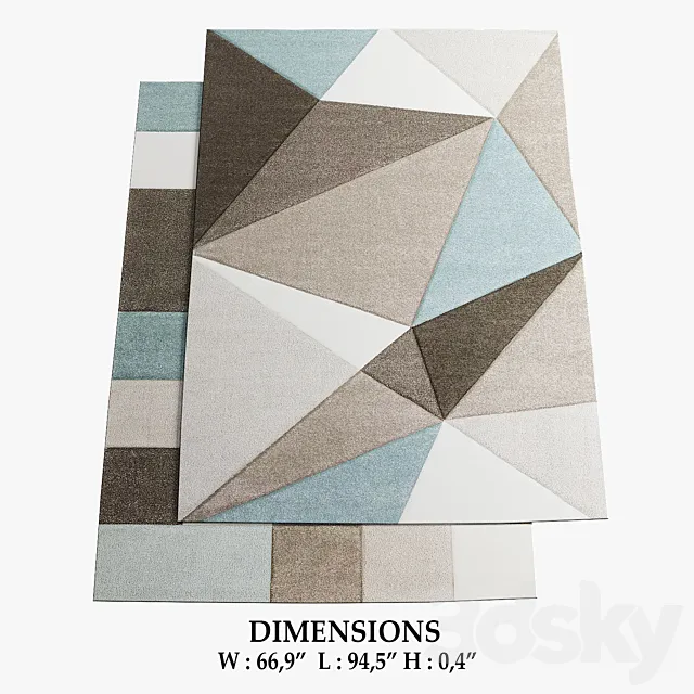 ALLMODERN Rugs_252 3DModel ALLMODERN Rugs_252 3DModel