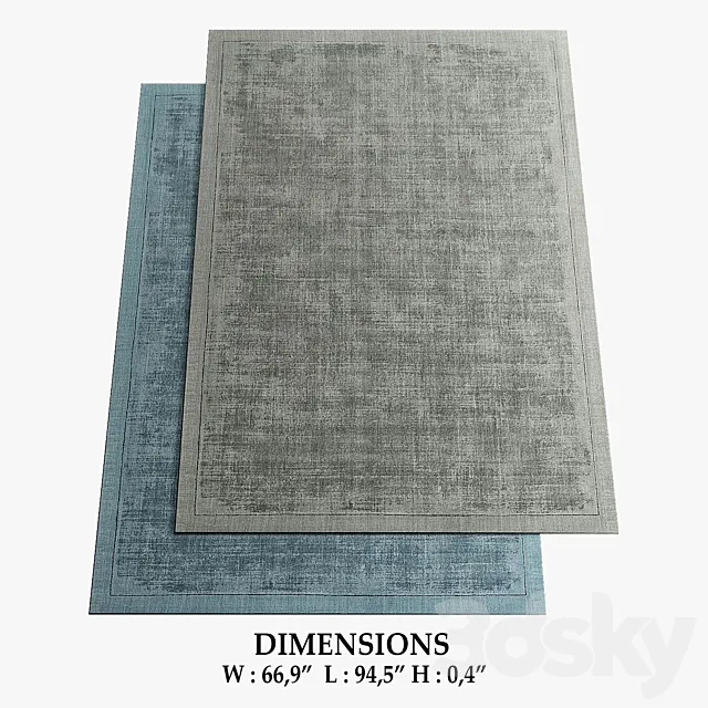 ALLMODERN Rugs_282 3D Model ALLMODERN Rugs_282 3D Model