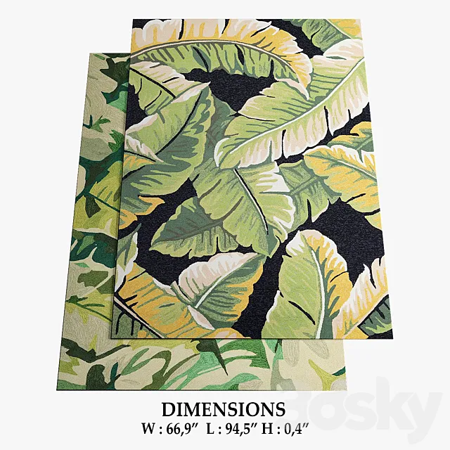 ALLMODERN Rugs_315 3D Model ALLMODERN Rugs_315 3D Model