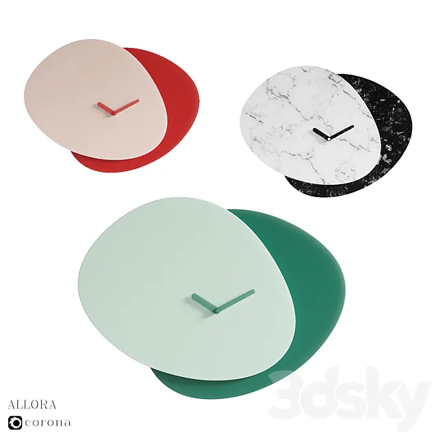 Allora clock 3DModel Allora clock 3DModel