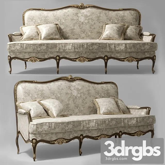Allure buen retiro angelo cappellini sofa 2 3D Model Download Allure buen retiro angelo cappellini sofa 2 3D Model Download