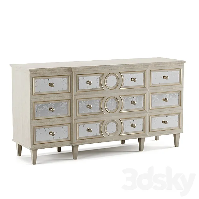 Allure dresser 3D Model Allure dresser 3D Model