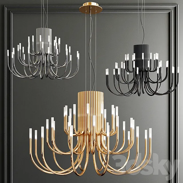 Alma chandelier 3D Model