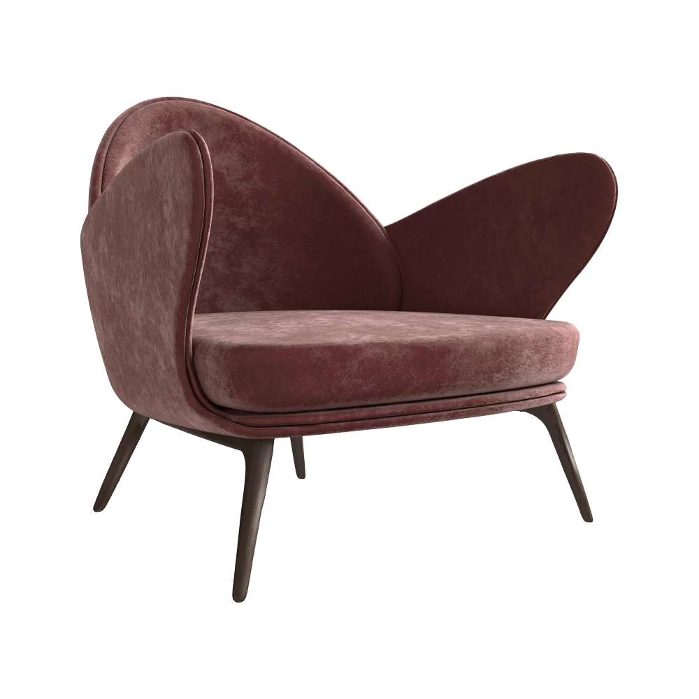 ALMA de LUCE – Armchair Cinnabar 3D Model ALMA de LUCE – Armchair Cinnabar 3D Model