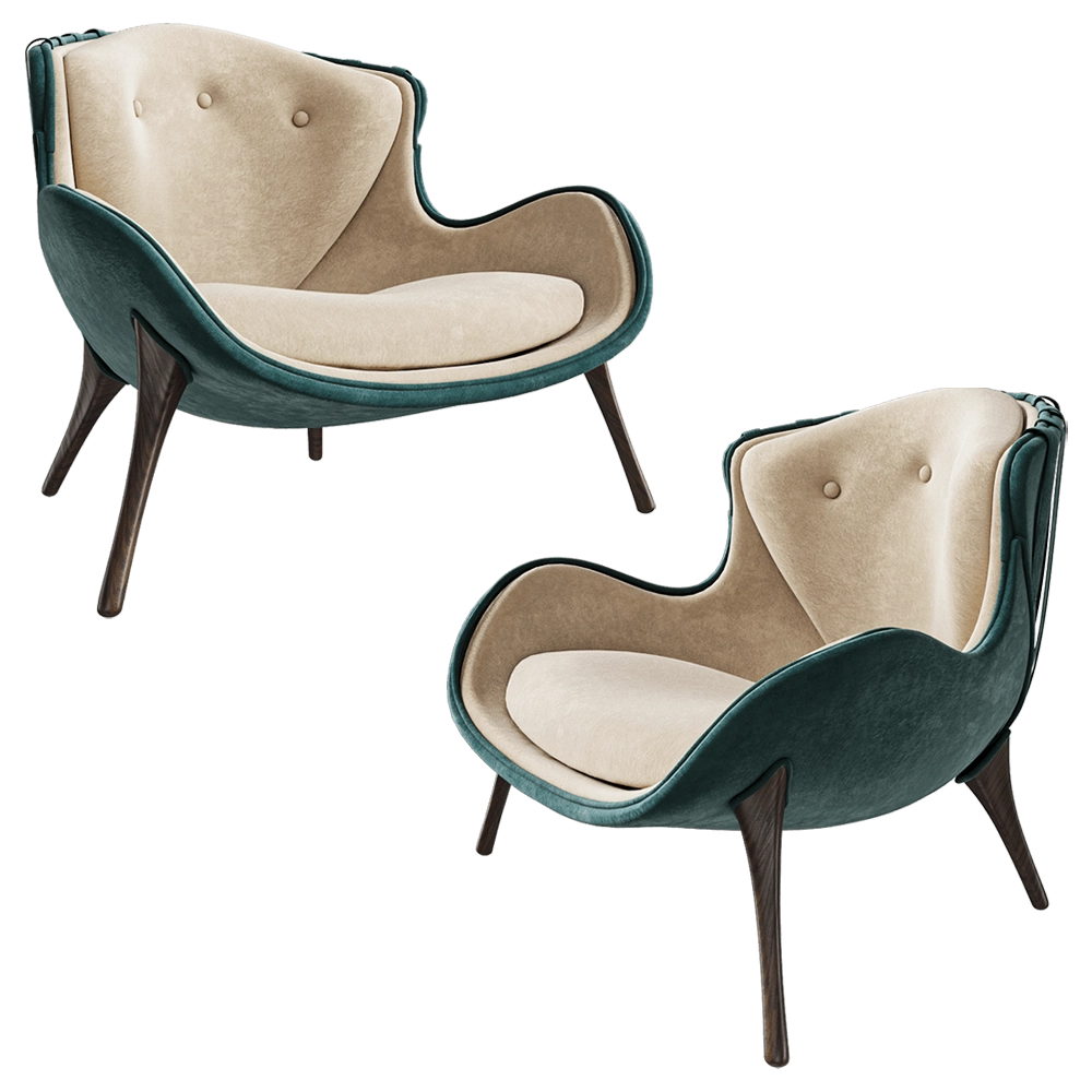 ALMA de LUCE – Armchair Costa Nova 3D Model ALMA de LUCE – Armchair Costa Nova 3D Model