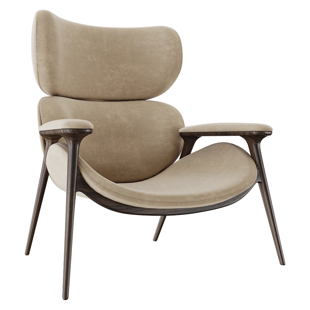 ALMA de LUCE – Armchair Khepri Tall 3D Model ALMA de LUCE – Armchair Khepri Tall 3D Model