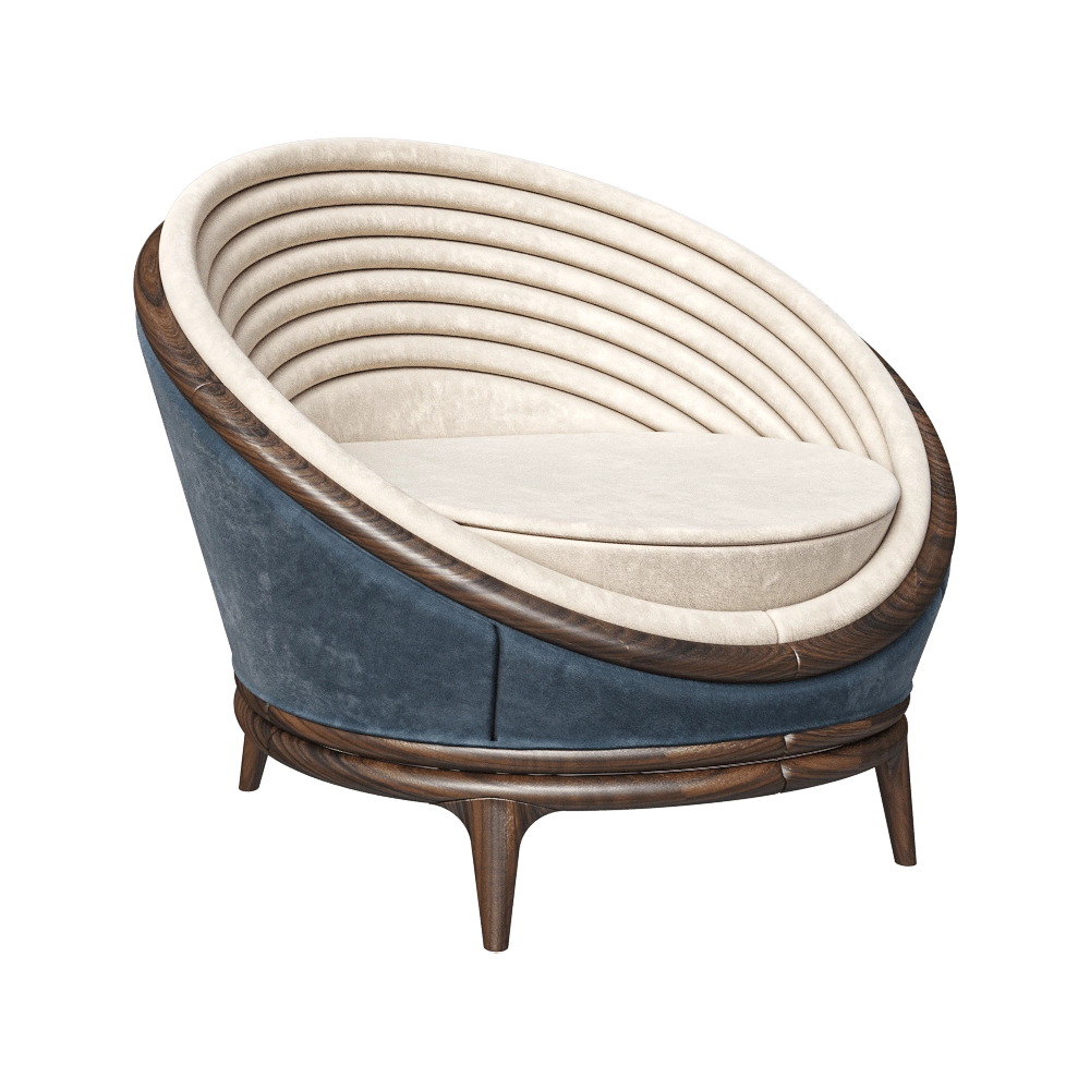ALMA de LUCE – Armchair Ndebele 3D Model ALMA de LUCE – Armchair Ndebele 3D Model