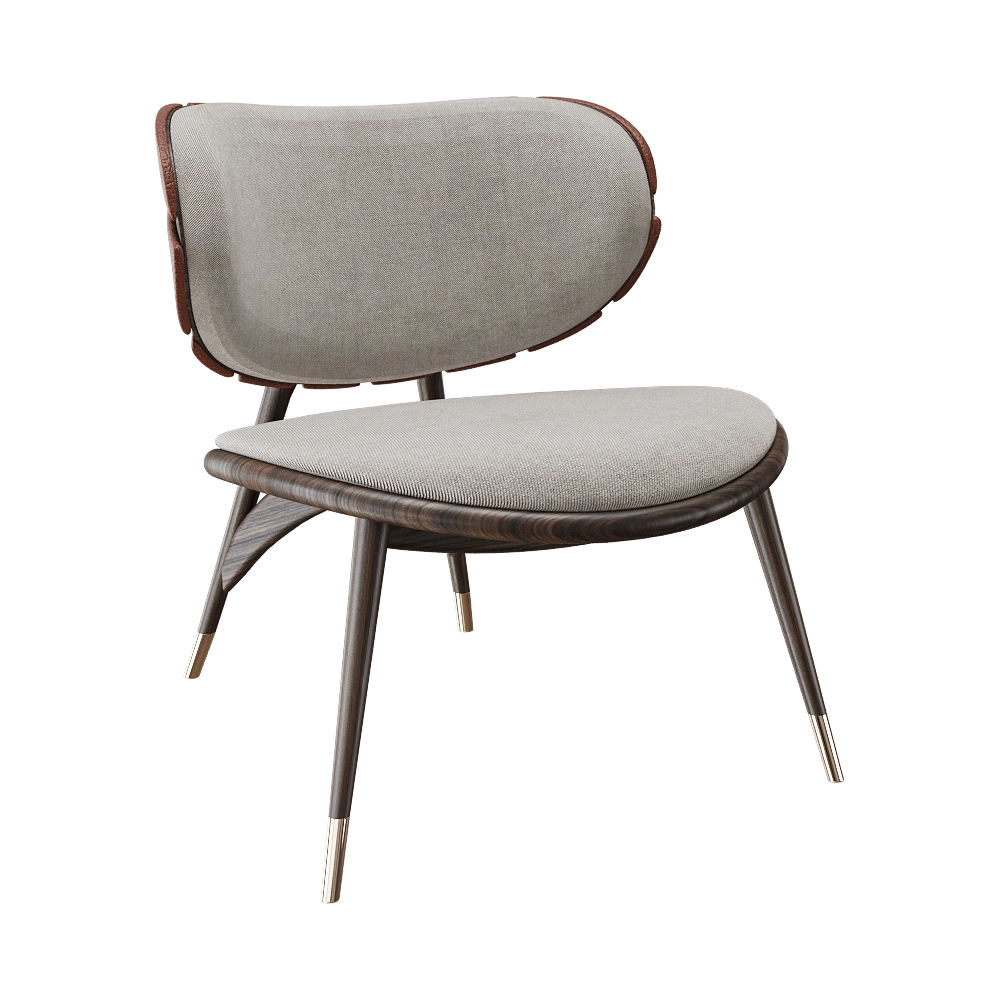 ALMA de LUCE – Armchair Uchiwa 3D Model ALMA de LUCE – Armchair Uchiwa 3D Model