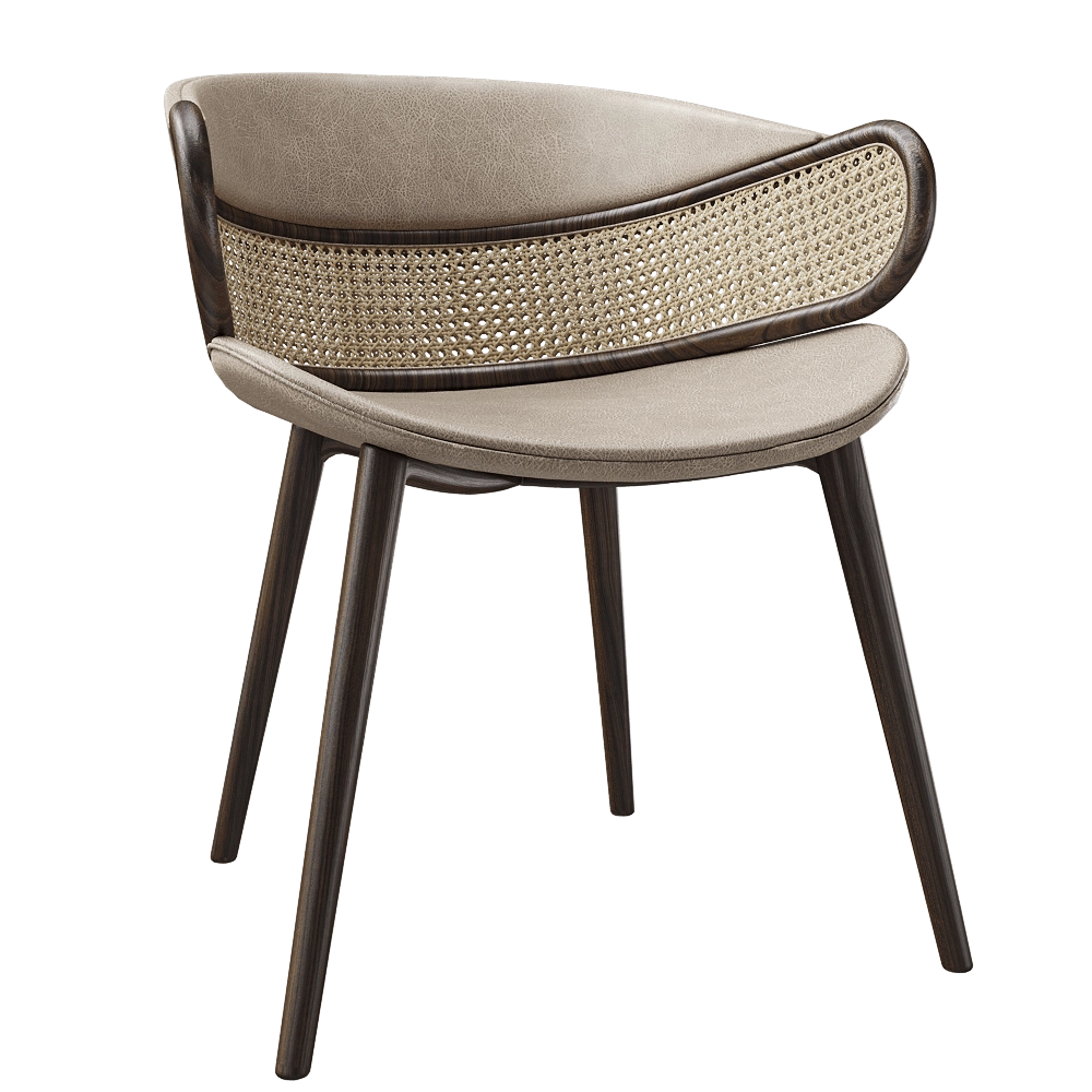 ALMA de LUCE – Dining armchair Mudhif 3D Model ALMA de LUCE – Dining armchair Mudhif 3D Model