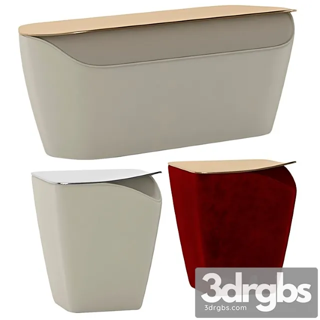 Alma De Luce Masouleh Bench Stool Puf 3D Model Download