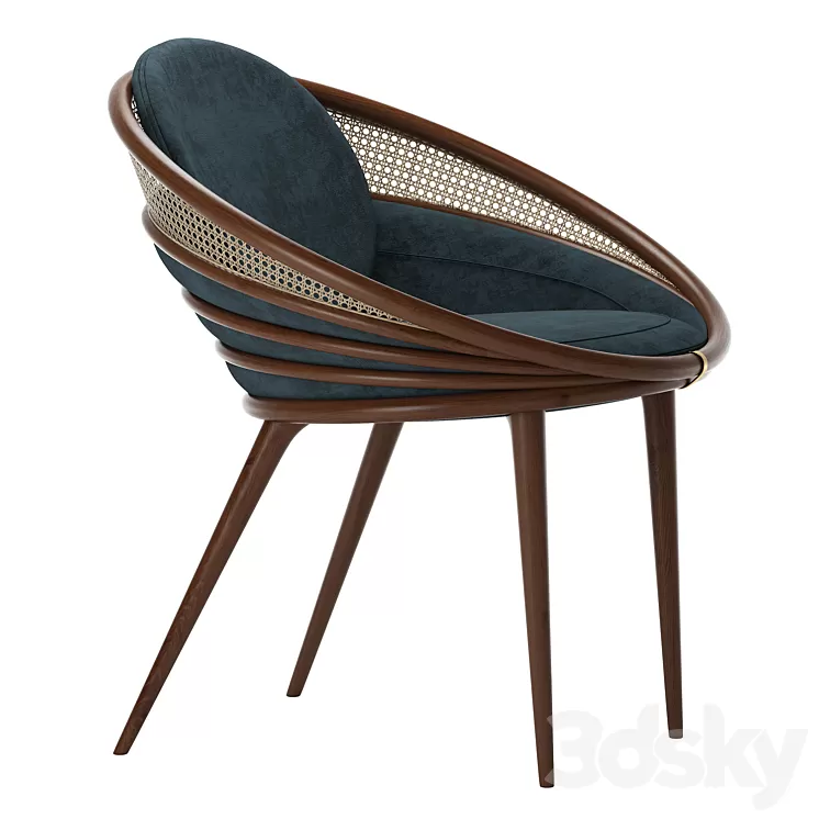 Alma De Luce Ndebele Chair 3D Model Free Download Alma De Luce Ndebele Chair 3D Model Free Download