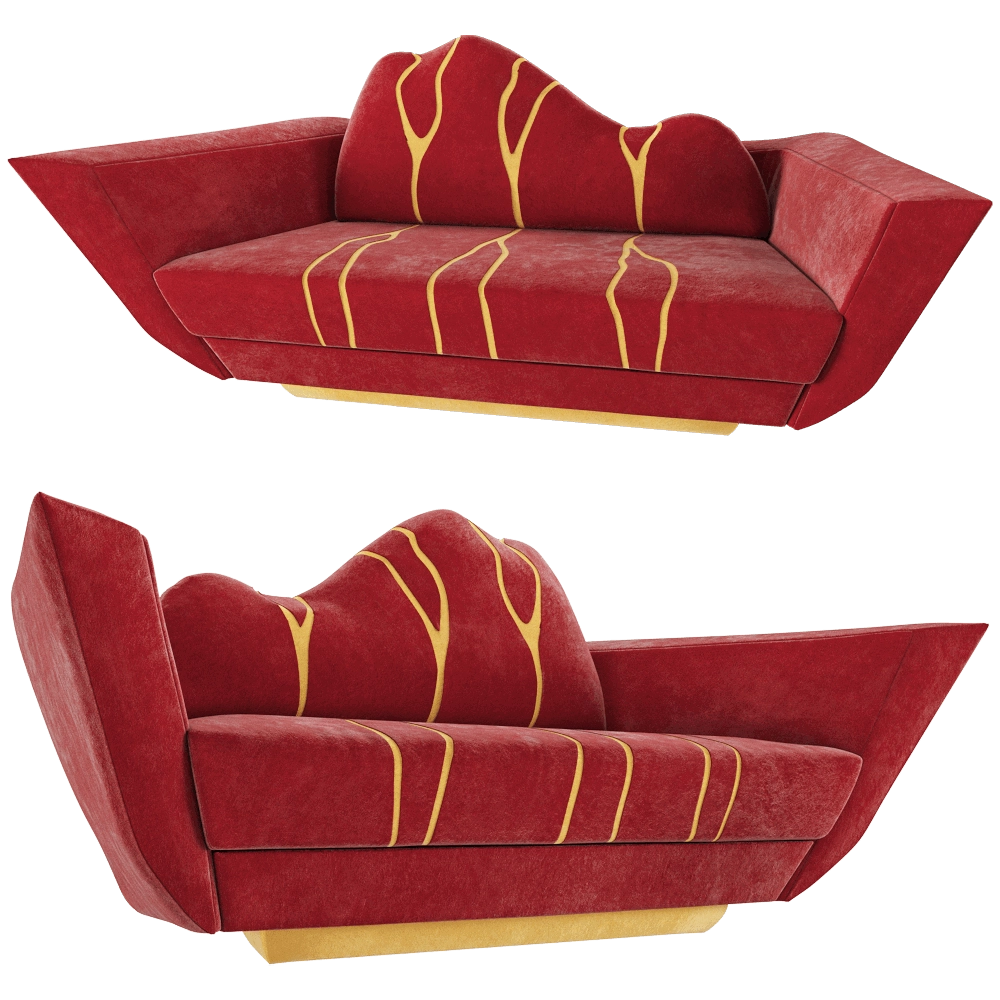 ALMA de LUCE – Sofa Kintsukuroi 3D Model ALMA de LUCE – Sofa Kintsukuroi 3D Model