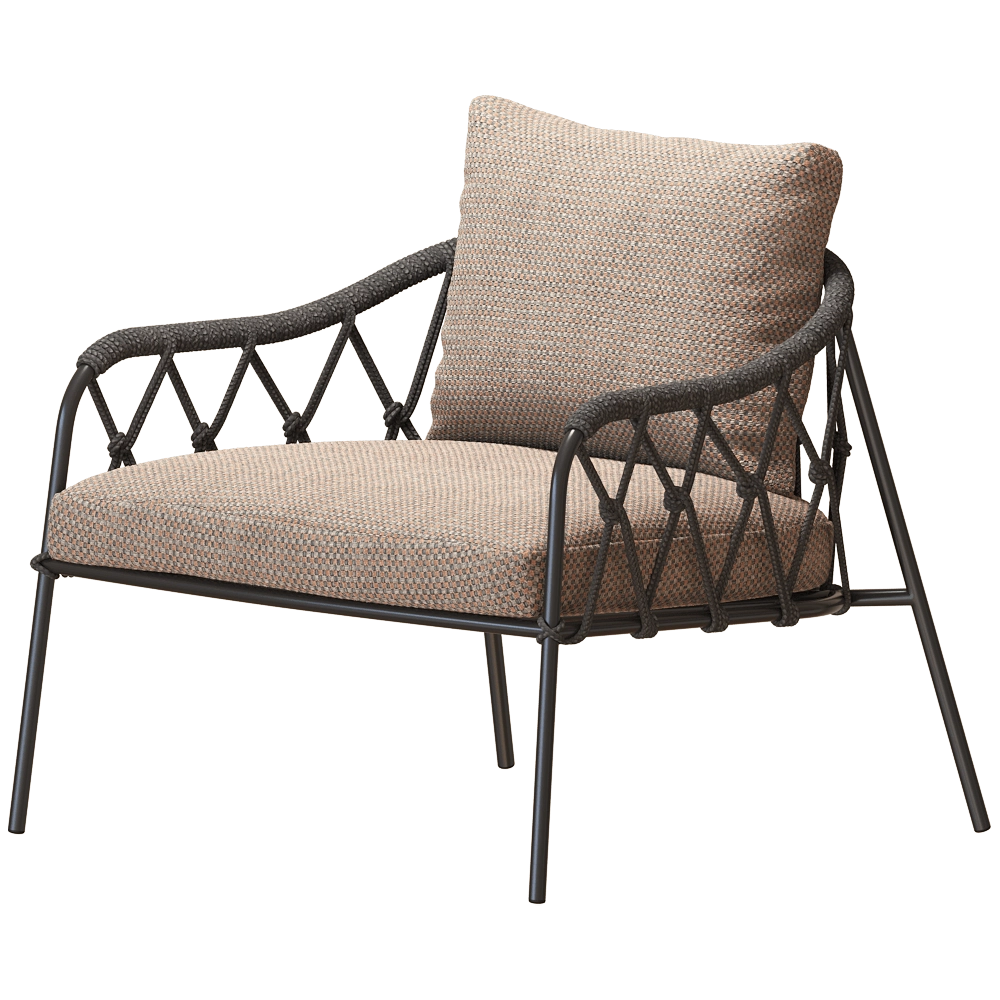 Alma design – Outdoor armchair Scala 3D Model