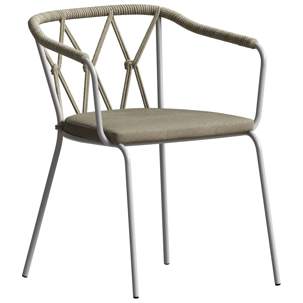 Alma design – Outdoor chair Scala 3D Model