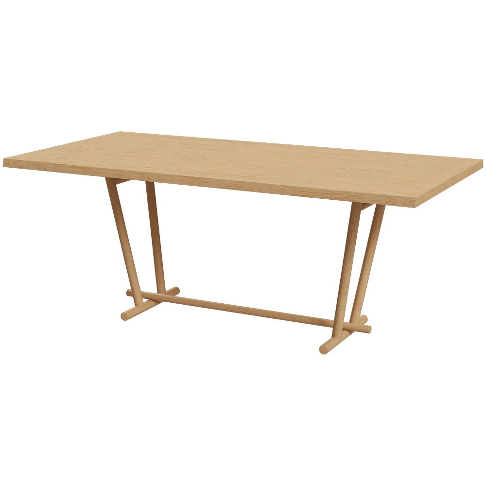 Alma design – Table Woodbridge 750mm 3D Model
