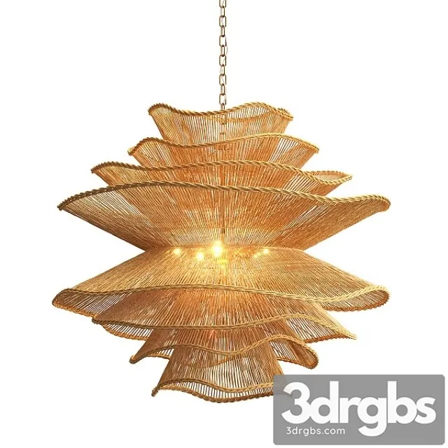 Alondra Chandelier Large Rattan 3D Model Download Alondra Chandelier Large Rattan 3D Model Download