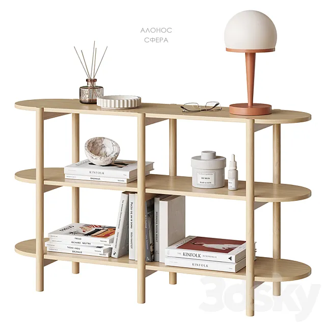 Alonos shelving Divan.ru 3D Model