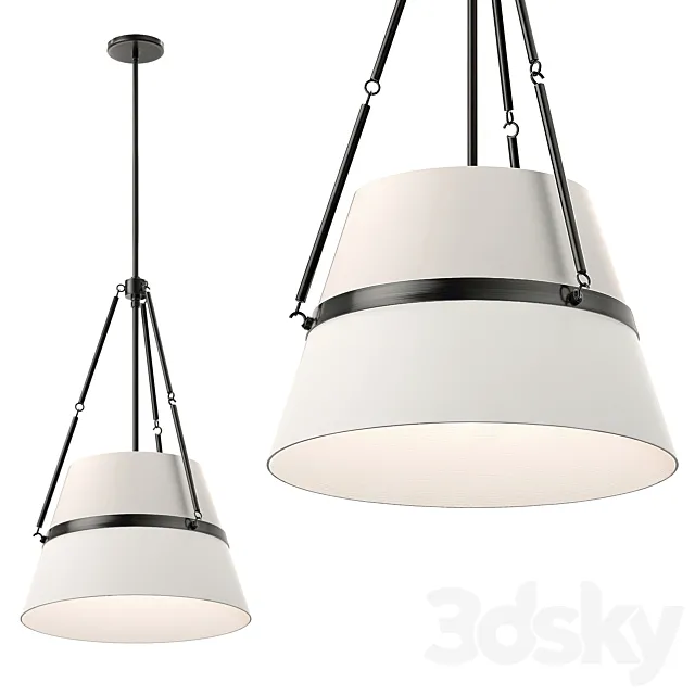 Alora Mood Oliver Pendant Ceiling Light 3D Model Alora Mood Oliver Pendant Ceiling Light 3D Model