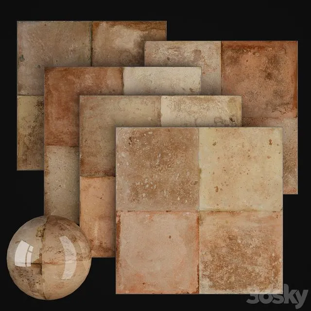 Alora tile 3D Model Alora tile 3D Model