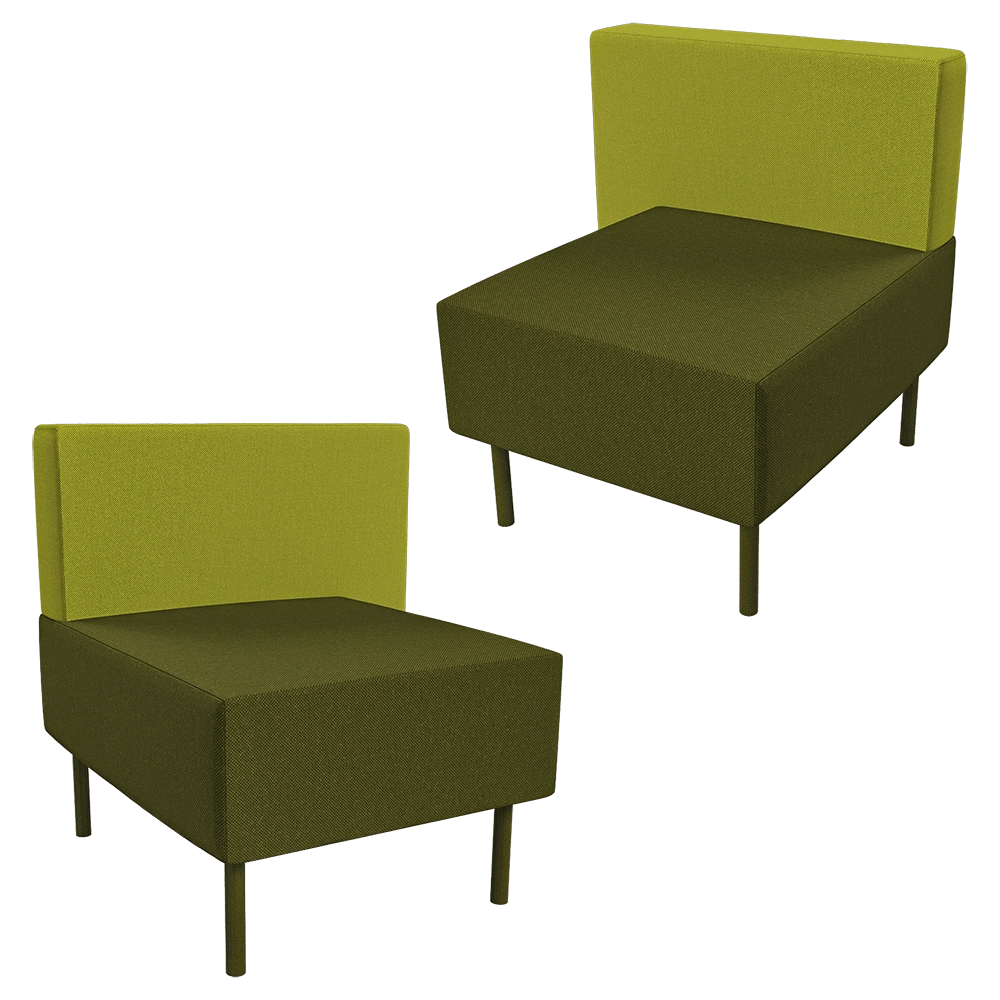 Alot – Modular armchair Mob without armrests 3D Model Alot – Modular armchair Mob without armrests 3D Model